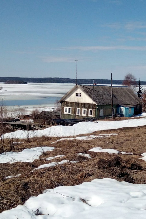 Заброшенная деревня в Карелии зимой, быт местных жителей